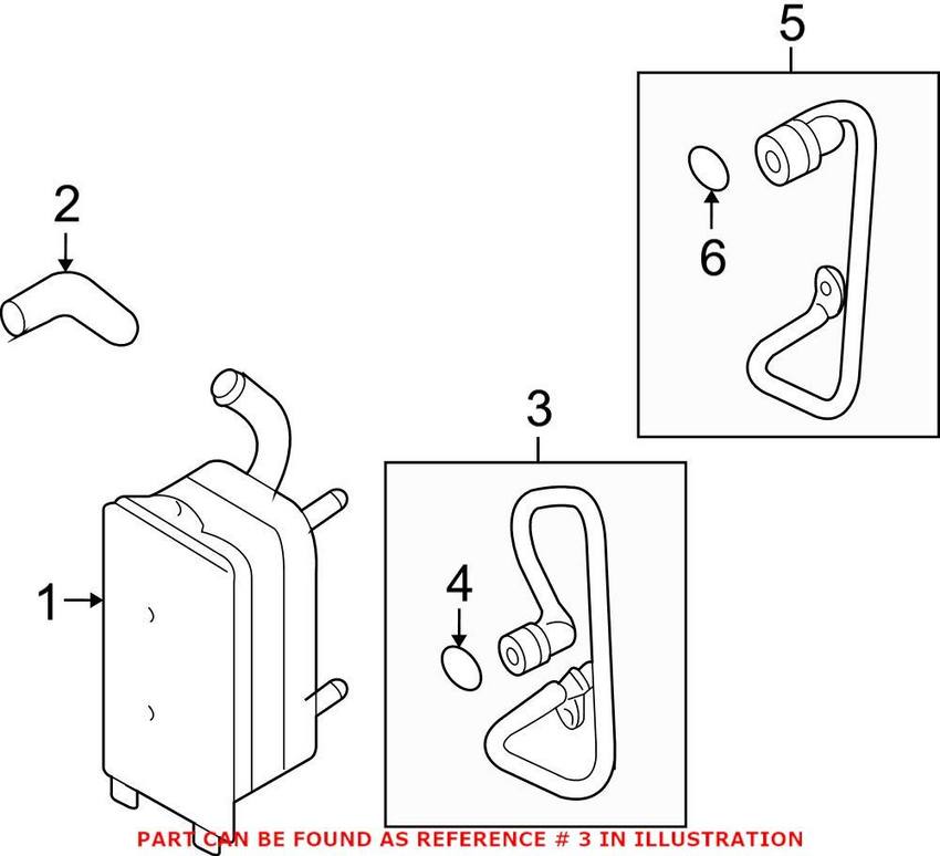 Volvo Auto Trans Oil Cooler Line (inlet) 31319280